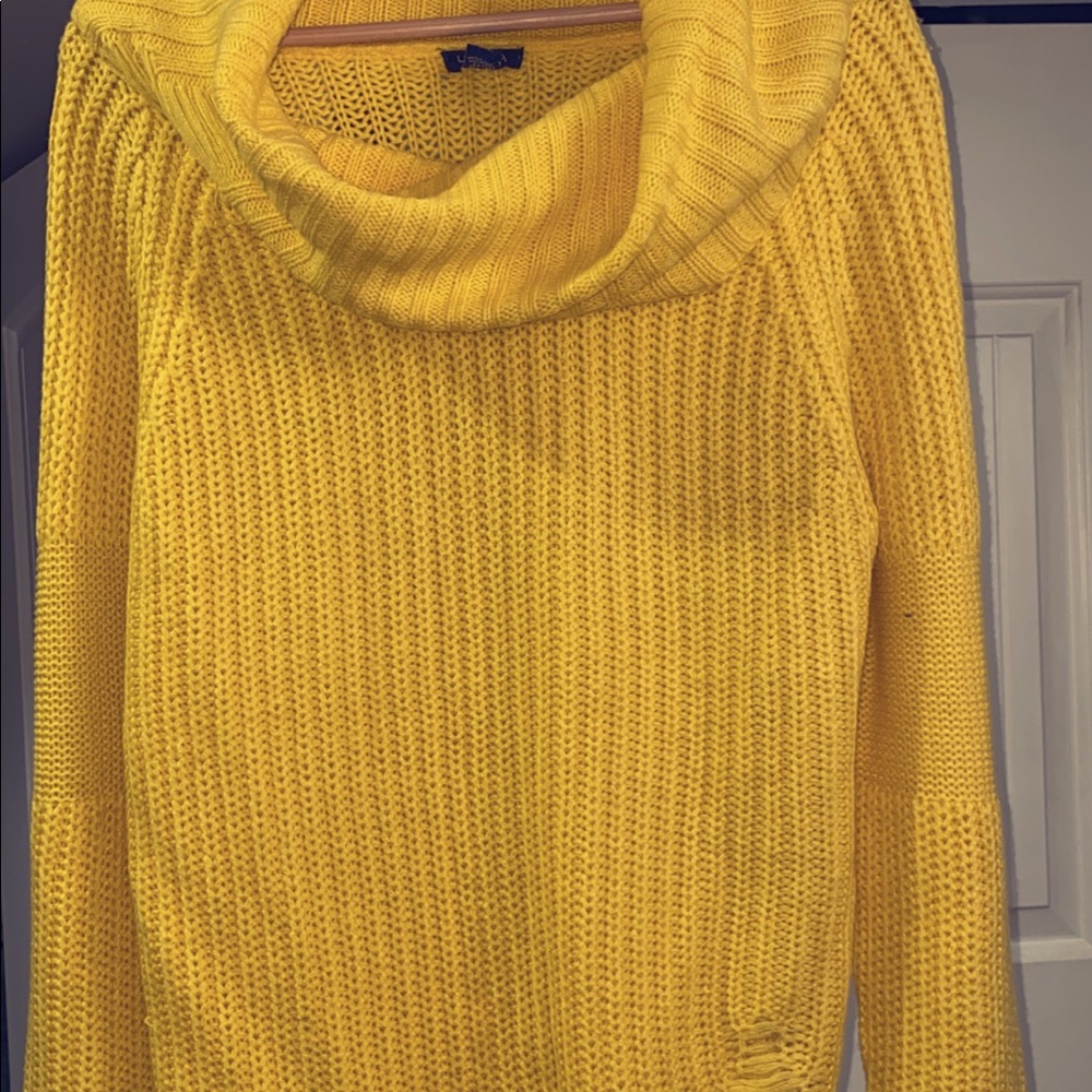 Off the shoulder sweater